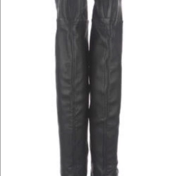 Jimmy Choo Gypsy Leather Over Knee Boots - Picture 6 of 6